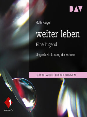 cover image of Weiter leben. Eine Jugend
